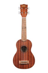 Satin Mahogany Soprano Ukulele No Binding